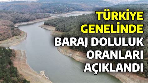 Türkiye baraj doluluk oranlari
